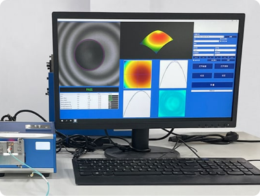 Fiber optic patch cord tested for 3D geometry
