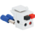 Audio Speaker Connector with Patented Front Push Buttons for HD Style